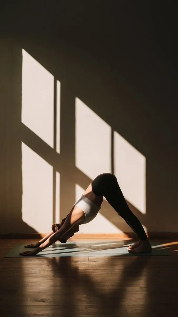 Calm morning movement space with soft natural lighting